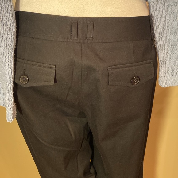 Anne Taylor Loft Black Size 6 Women’s Straight Leg Pleated Pants - Picture 5 of 6